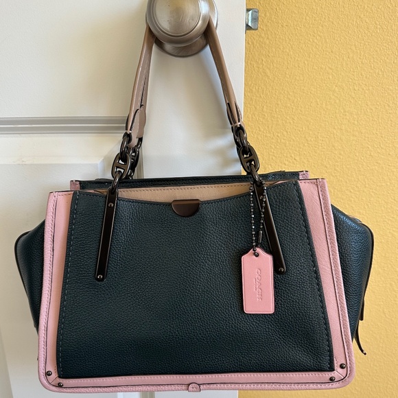 COACH DREAMER 31633 Colorblock W/ Matching Compact Wallet - EUC - Picture 3 of 16